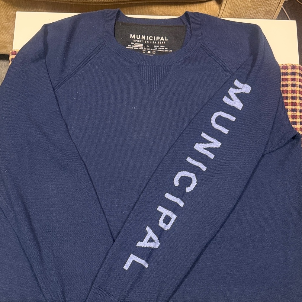 Navy Blue Men's Sweater